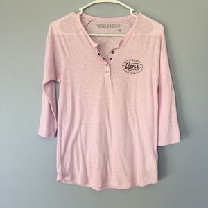 Vans Button Up Blouse Size S